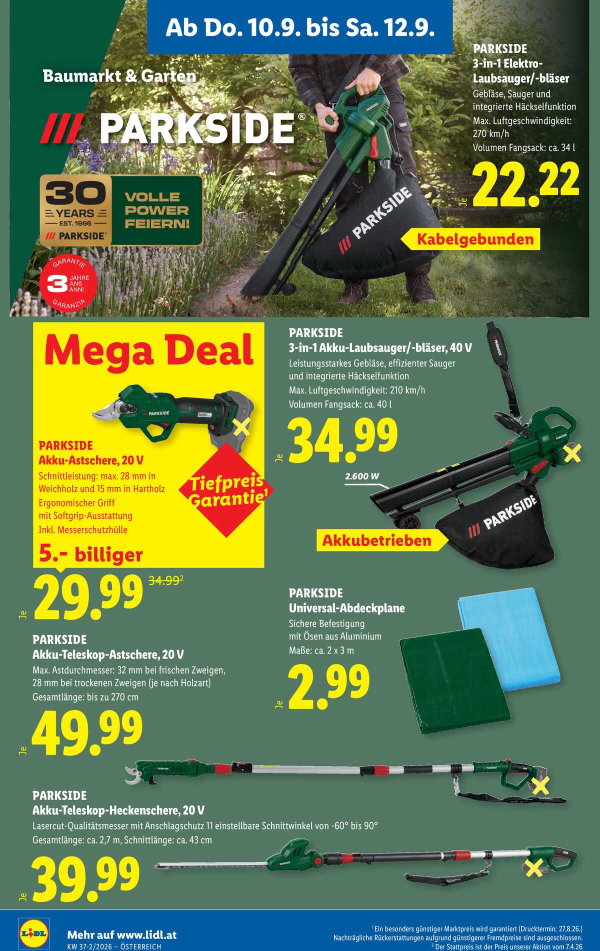 Leták Lidl Rakousko 10.9.-16.9.2026 strana 20