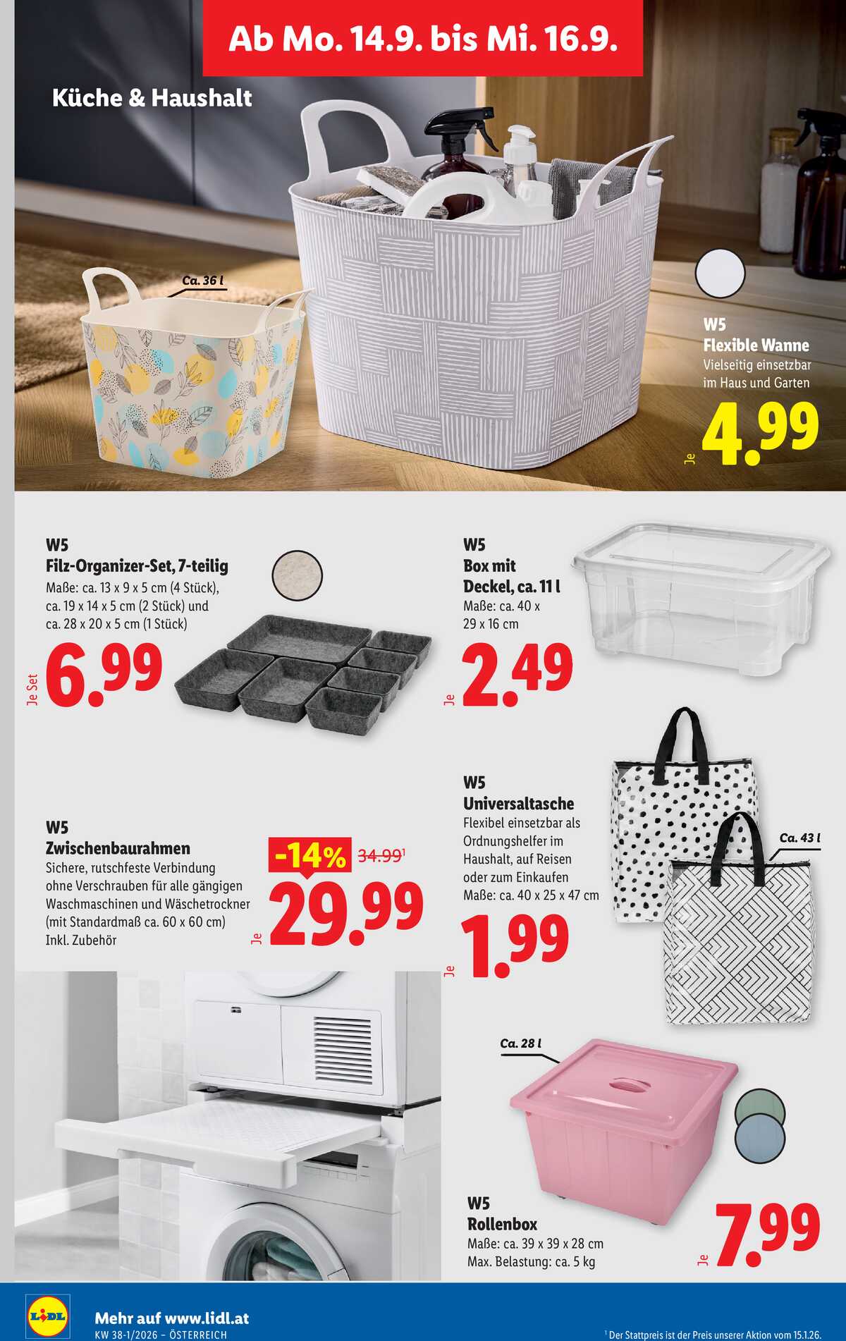 Leták Lidl Rakousko 10.9.-16.9.2026 strana 35