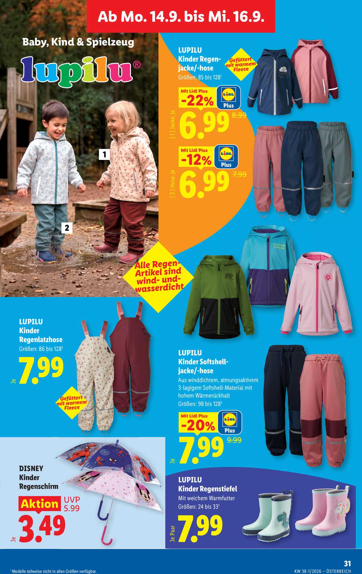 Leták Lidl Rakousko 10.9.-16.9.2026 strana 38