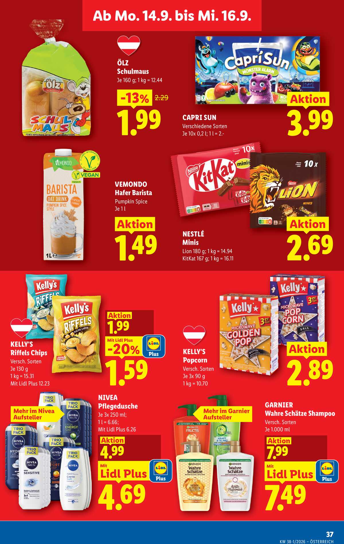 Leták Lidl Rakousko 10.9.-16.9.2026 strana 46