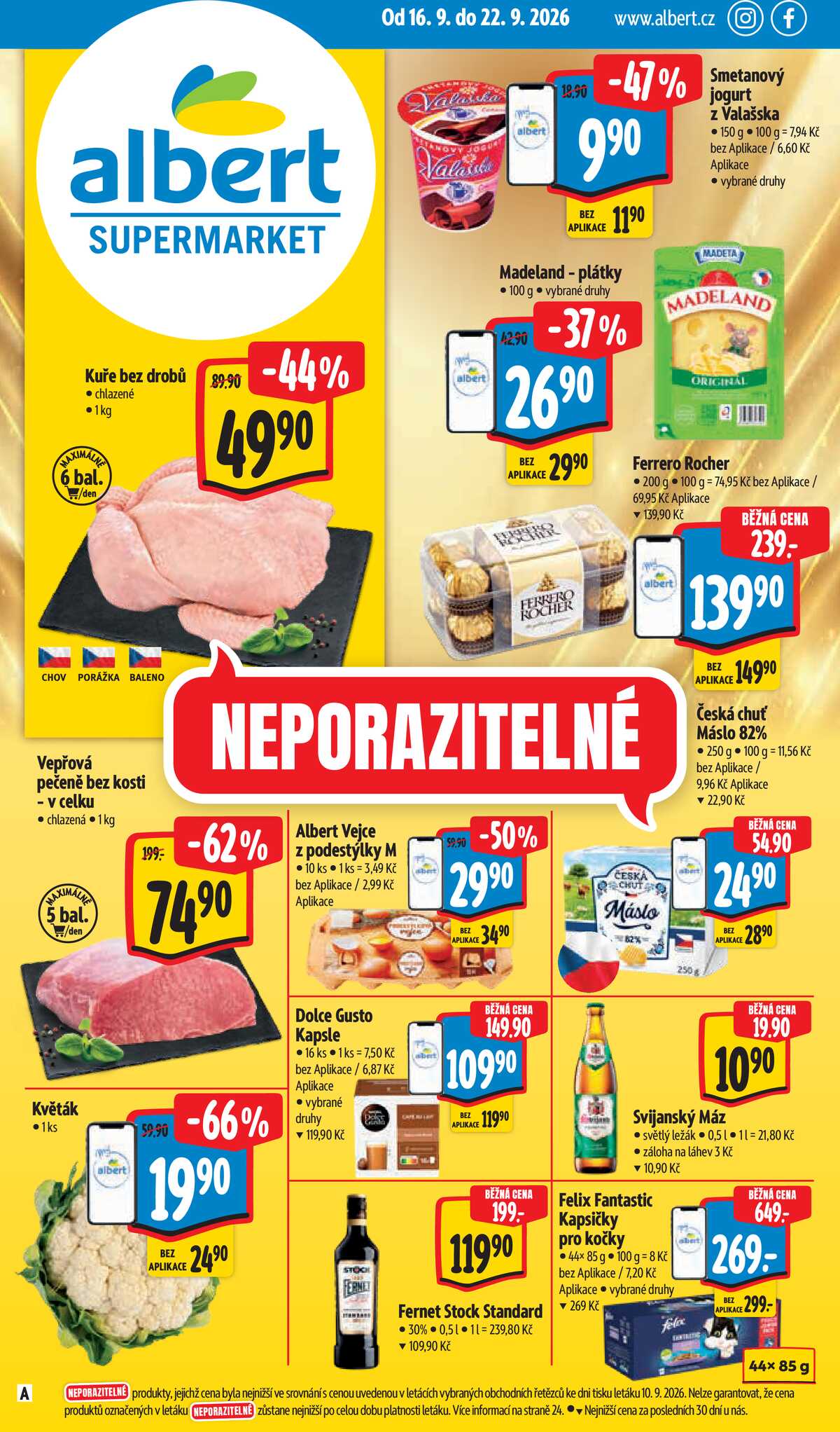 Albert Supermarket od 16.9. do 22.9.2026 strana 1