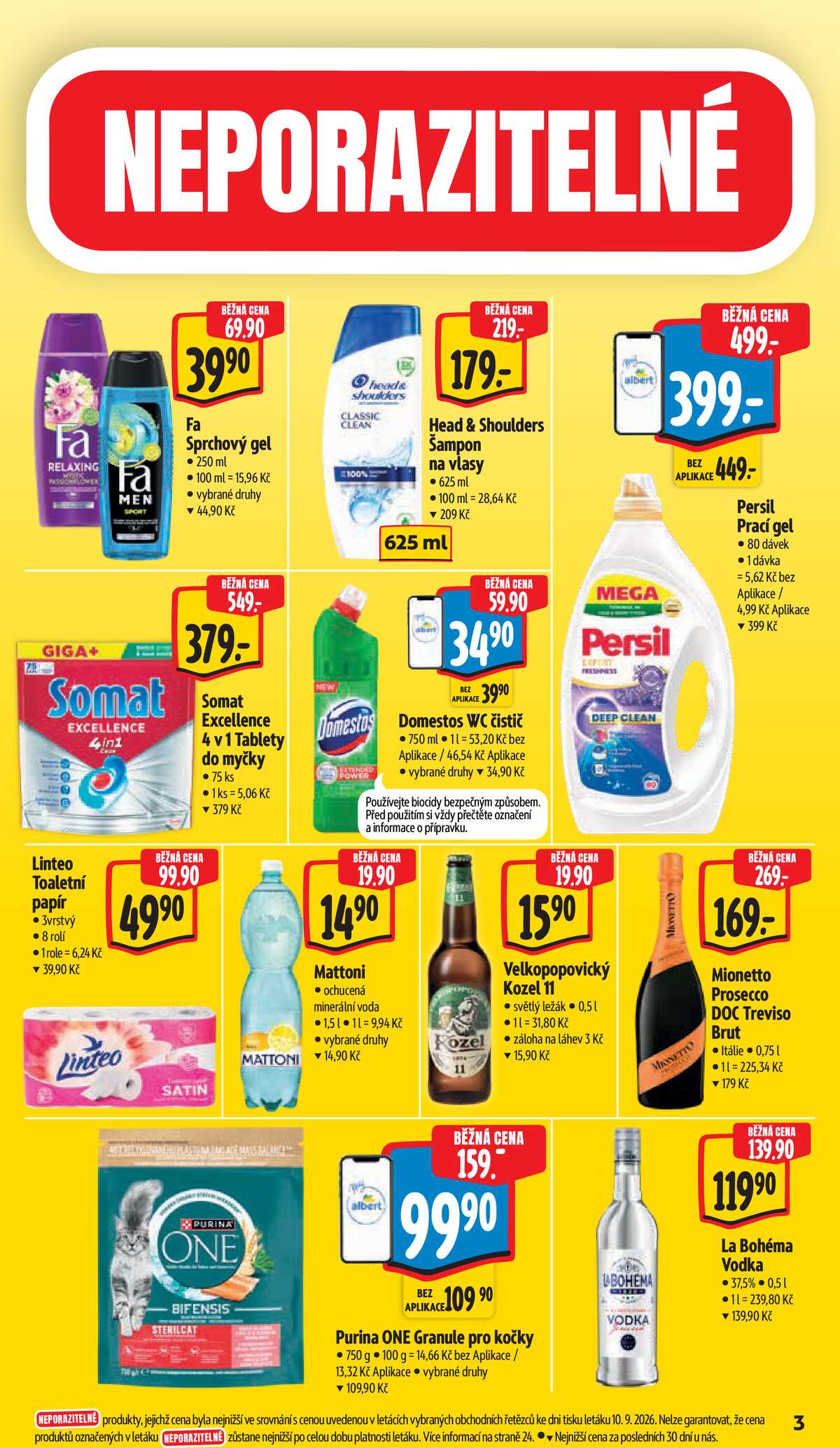 Albert Supermarket od 16.9. do 22.9.2026 strana 3
