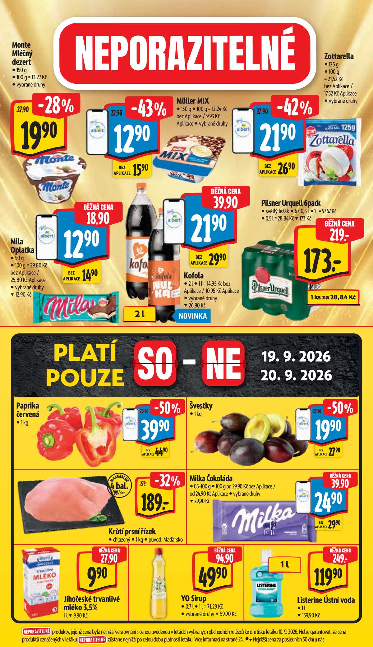 Albert Supermarket od 16.9. do 22.9.2026 strana 39