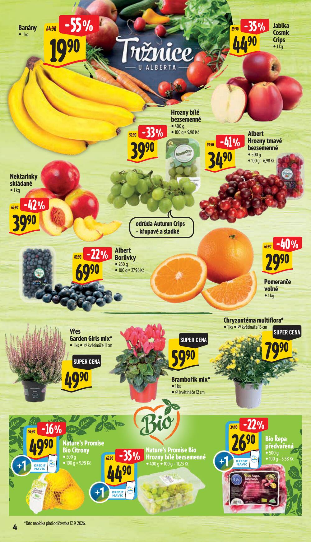 Albert Supermarket od 16.9. do 22.9.2026