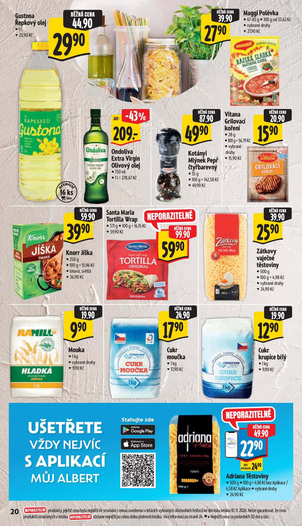 Albert Supermarket Jihomoravský od 16.9. do 22.9.2026