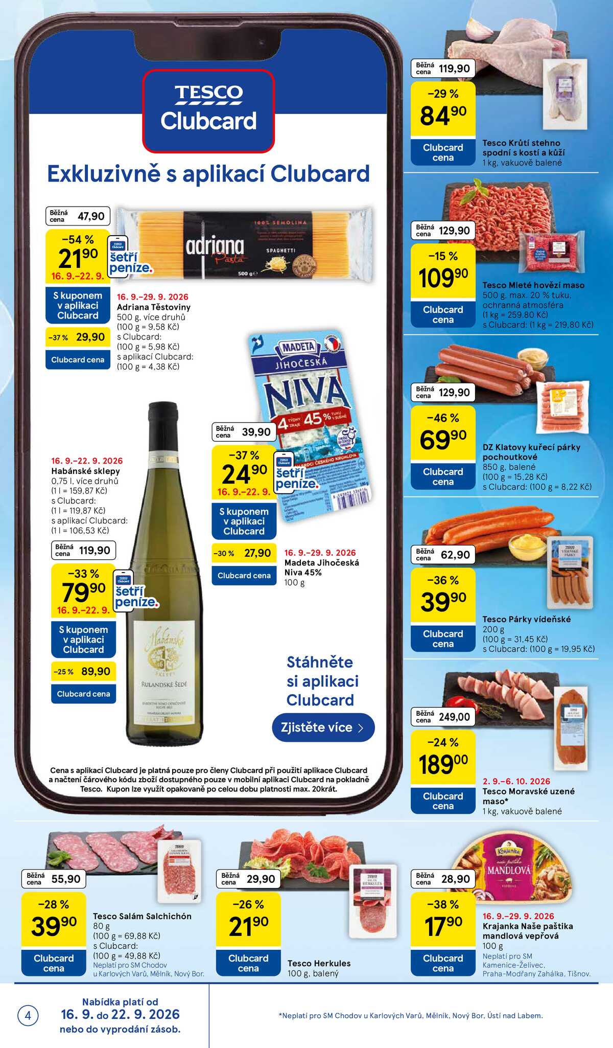 Tesco supermarkety od 16.9. do 22.9.2026 strana 4