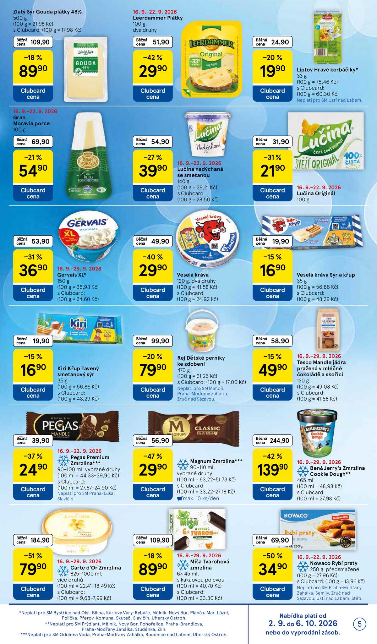 Tesco supermarkety od 16.9. do 22.9.2026 strana 5