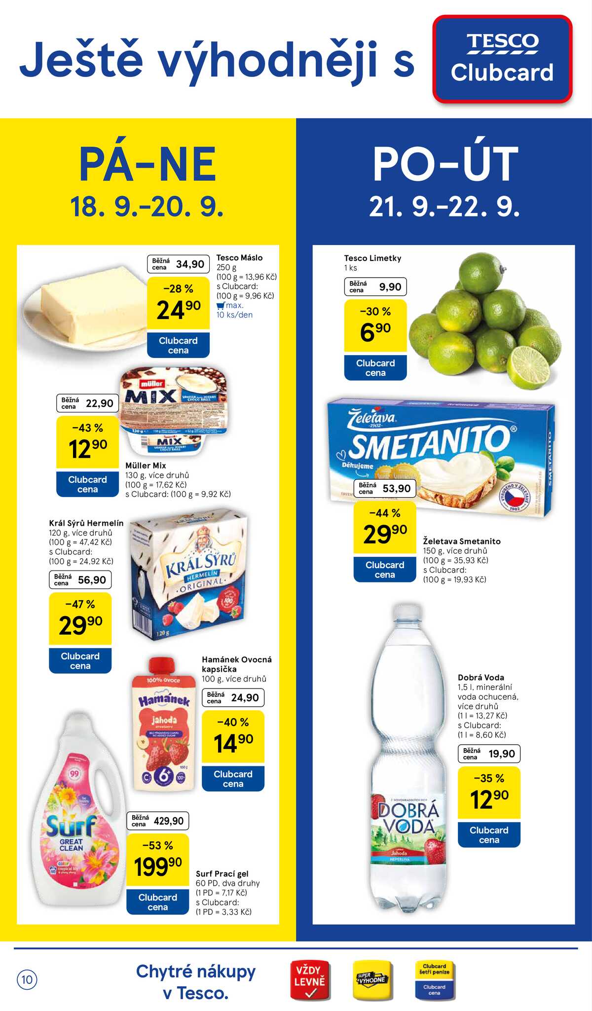 Tesco supermarkety od 16.9. do 22.9.2026 strana 10