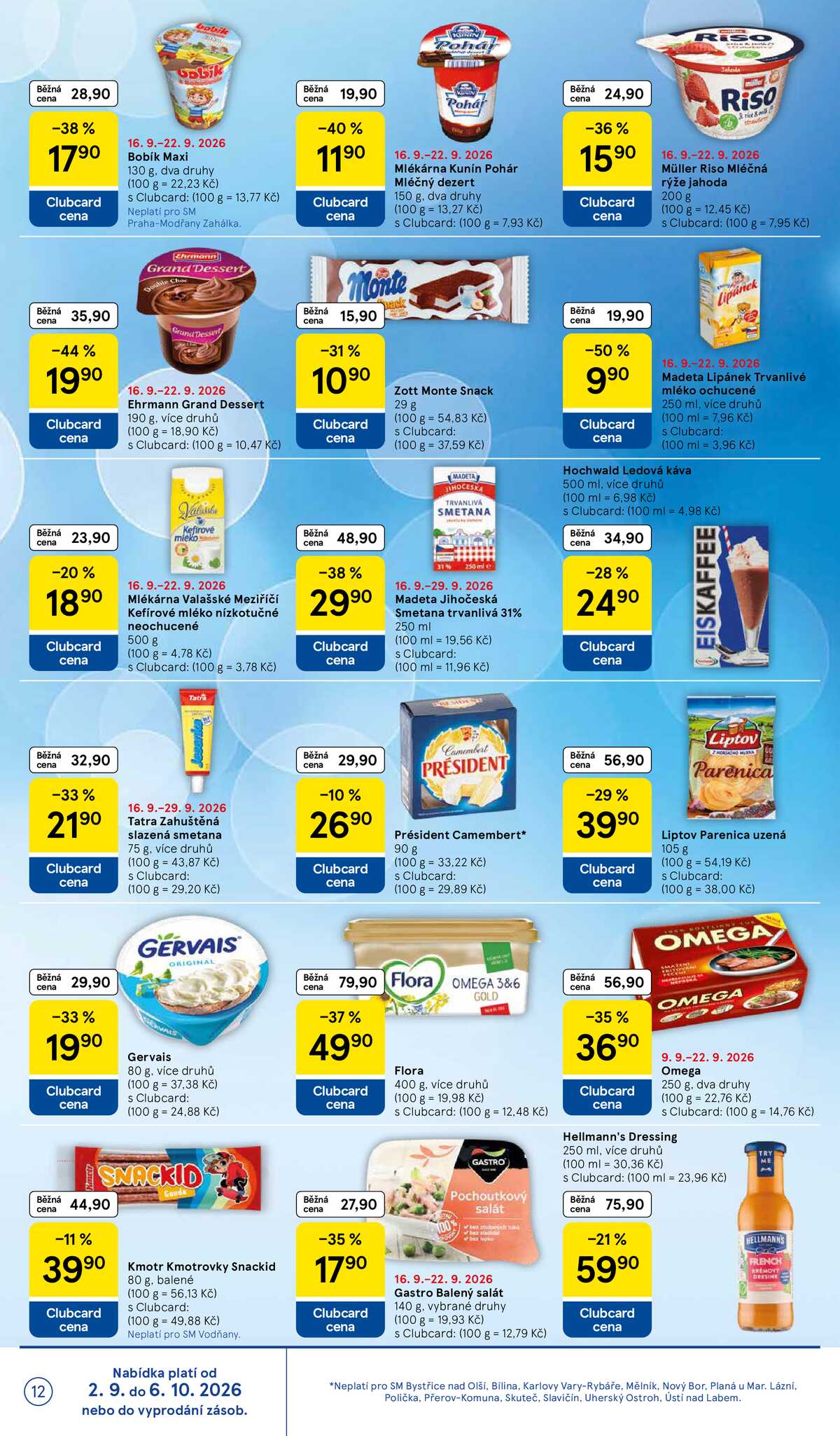 Tesco supermarkety od 16.9. do 22.9.2026 strana 12