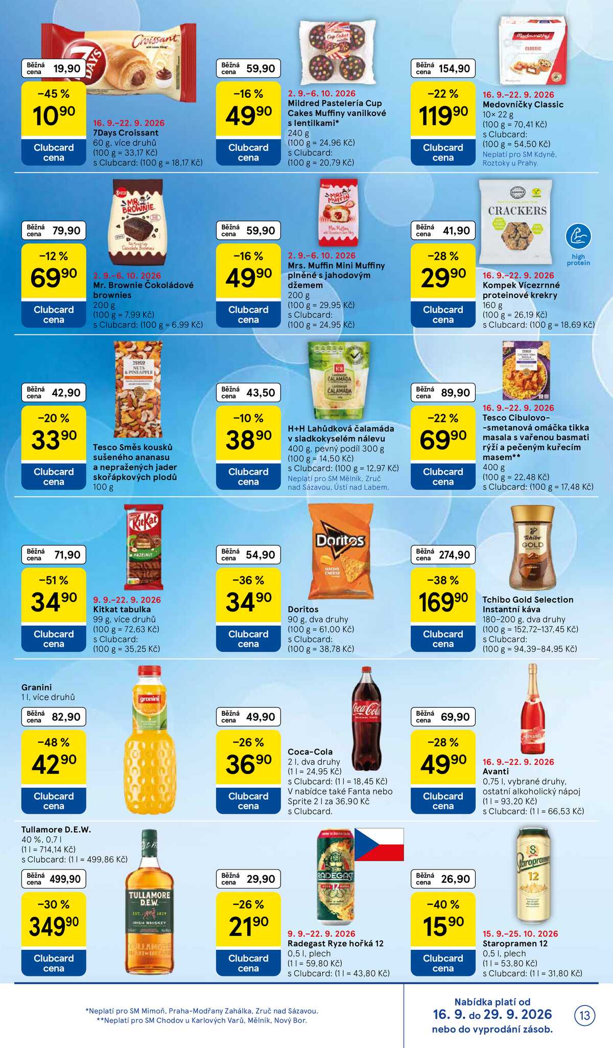 Tesco supermarkety od 16.9. do 22.9.2026 strana 13