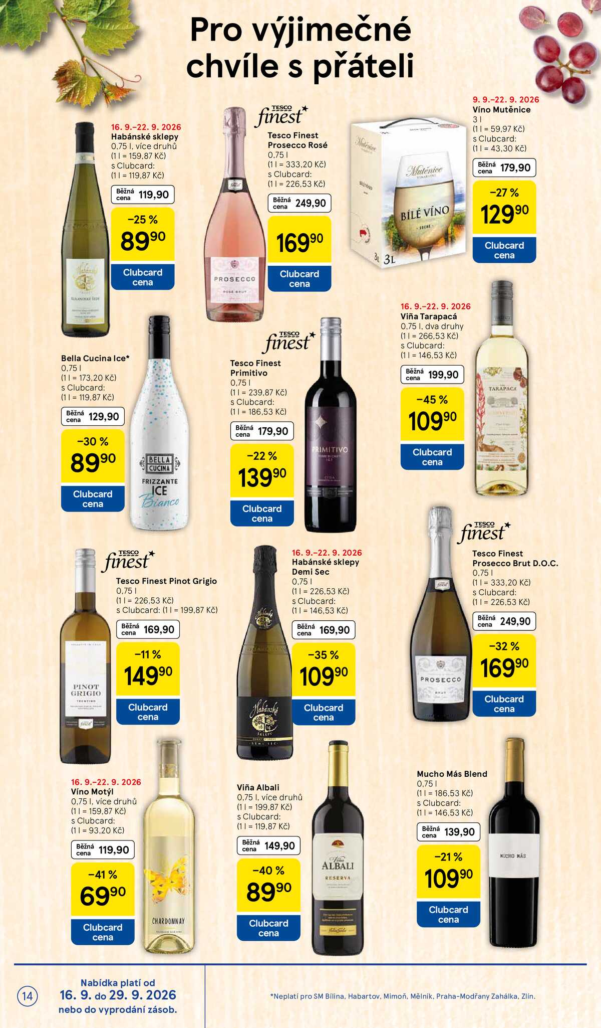 Tesco supermarkety od 16.9. do 22.9.2026 strana 14