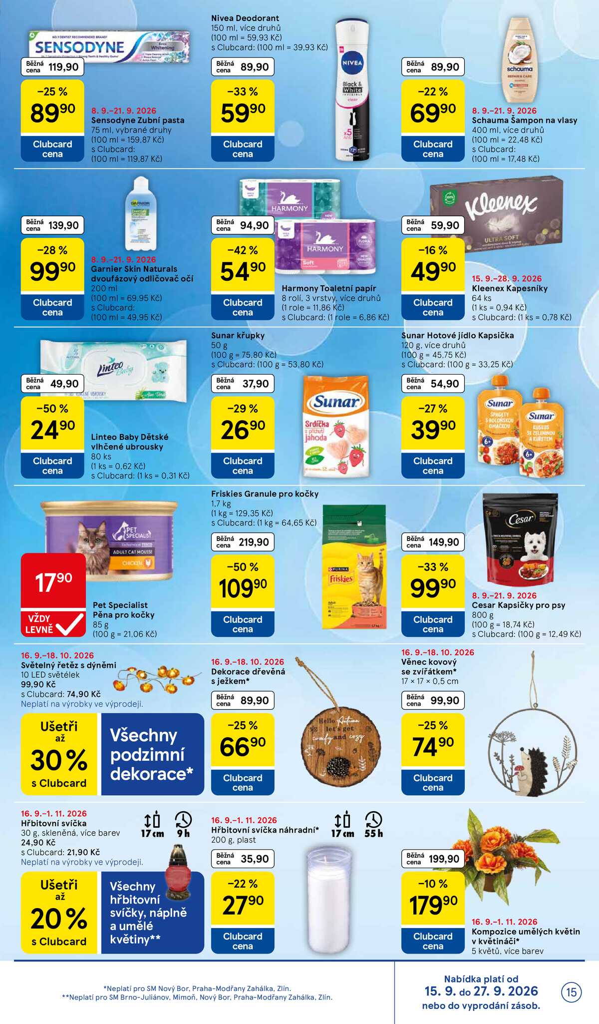 Tesco supermarkety od 16.9. do 22.9.2026 strana 15