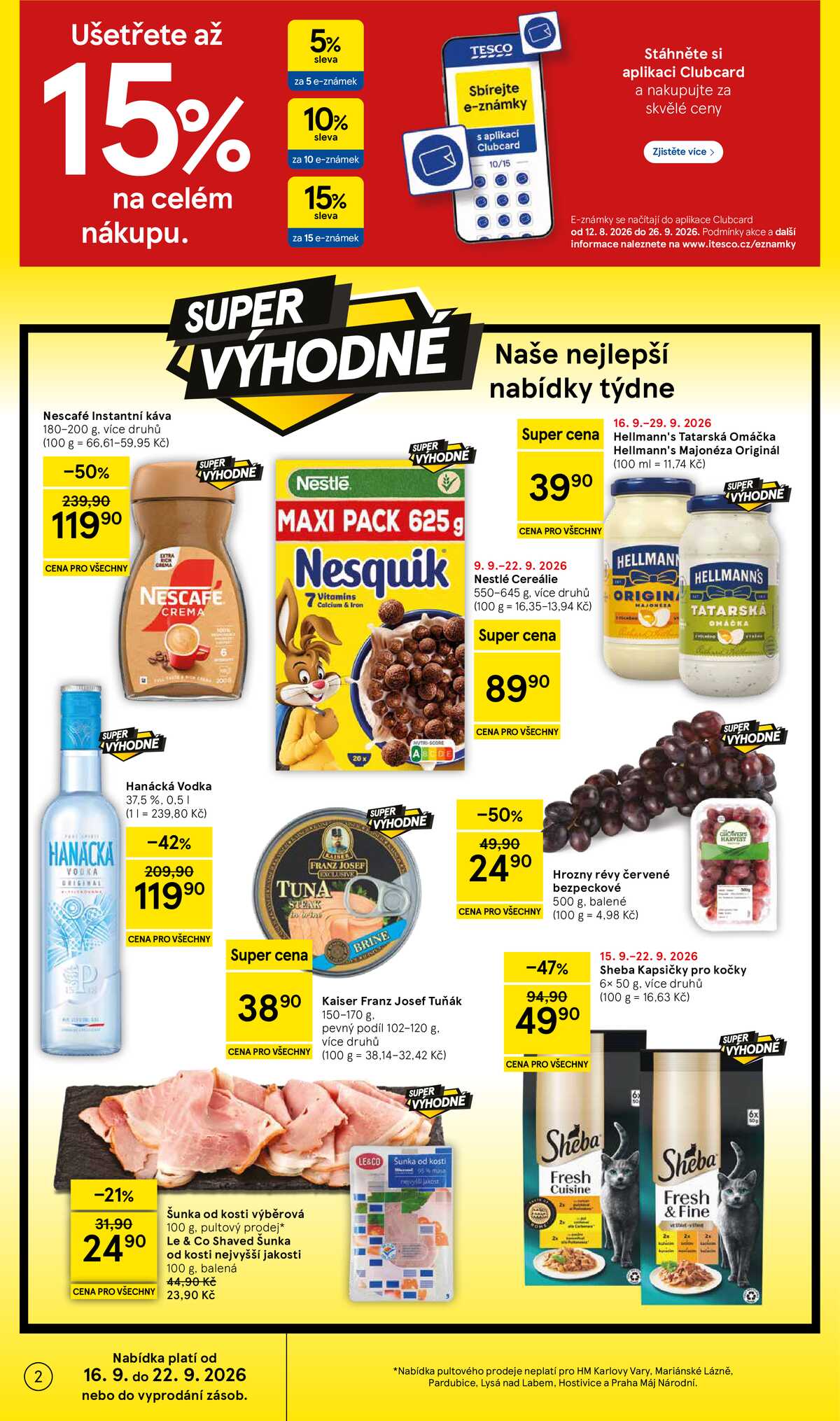 Tesco hypermarkety od 16.9. do 22.9.2026 strana 2