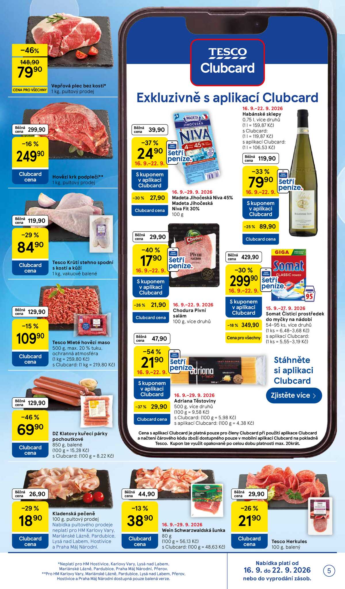 Tesco hypermarkety od 16.9. do 22.9.2026 strana 5
