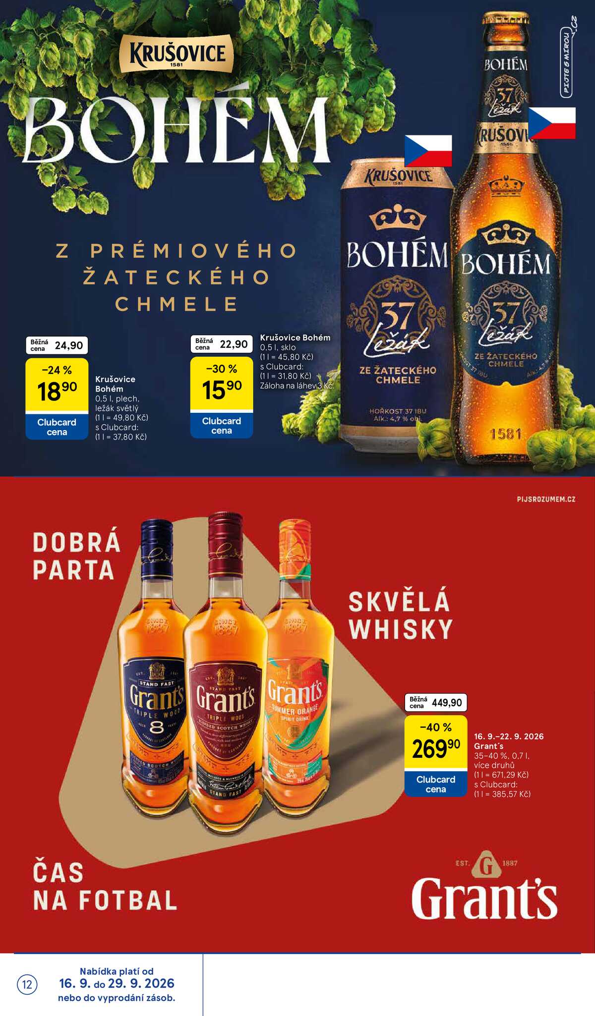 Tesco hypermarkety od 16.9. do 22.9.2026 strana 12