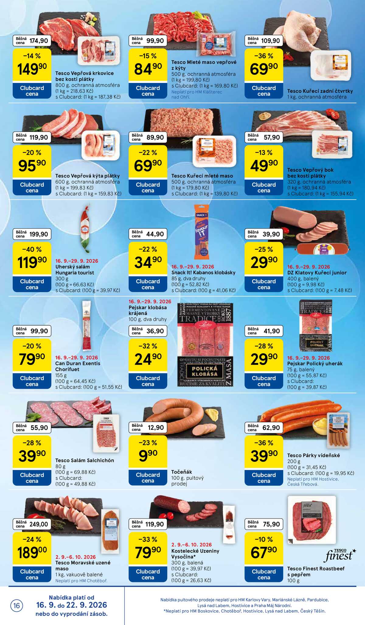 Tesco hypermarkety od 16.9. do 22.9.2026 strana 16
