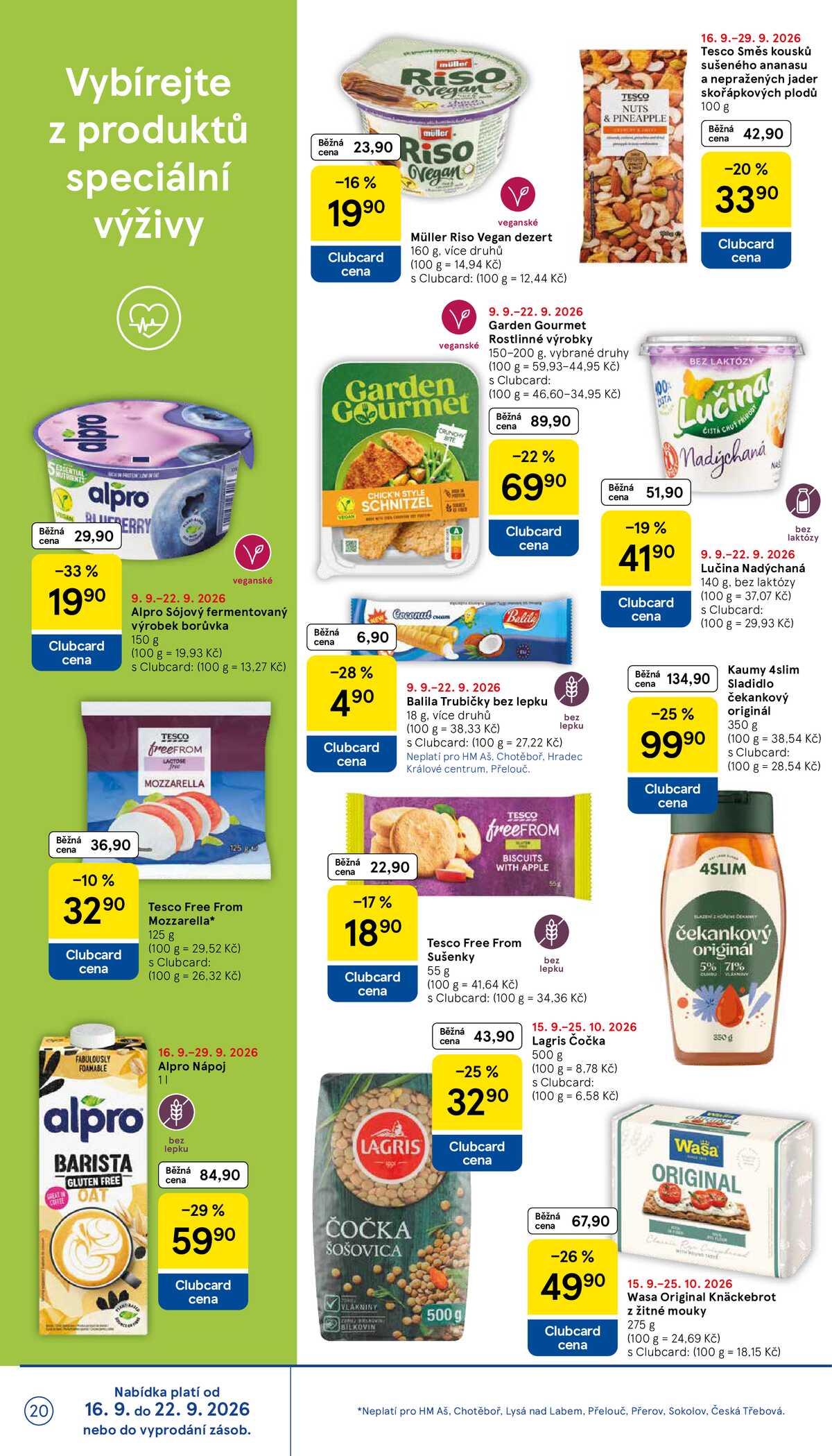 Tesco hypermarkety od 16.9. do 22.9.2026 strana 20