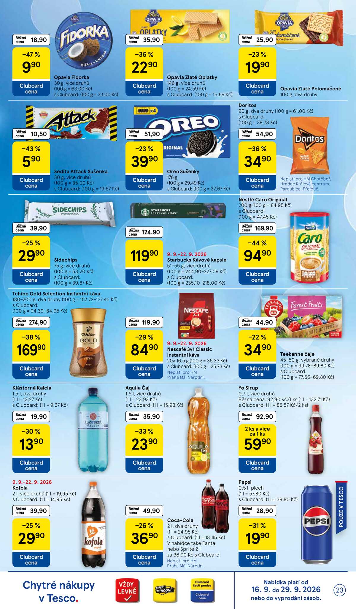 Tesco hypermarkety od 16.9. do 22.9.2026 strana 23