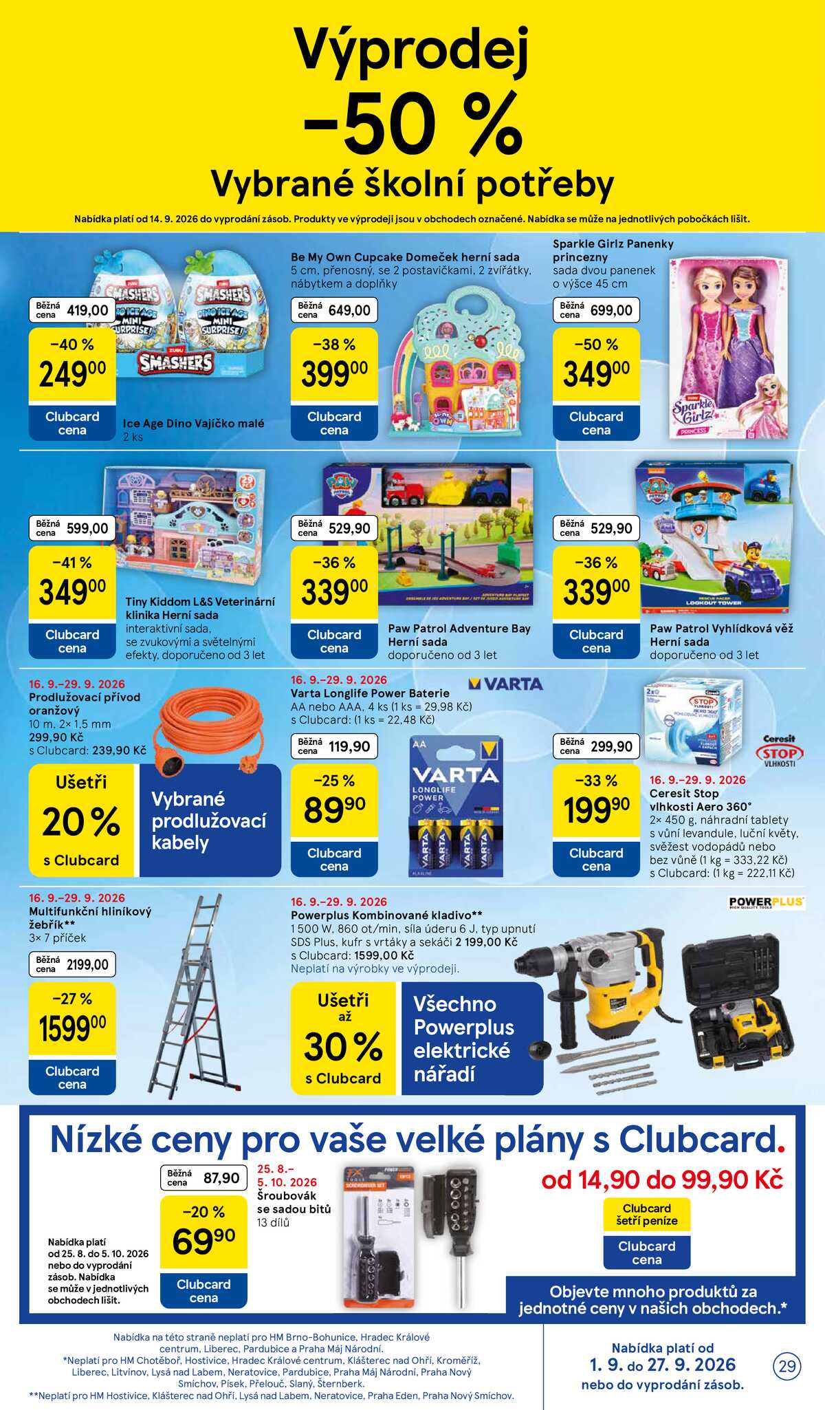 Tesco hypermarkety od 16.9. do 22.9.2026 strana 29