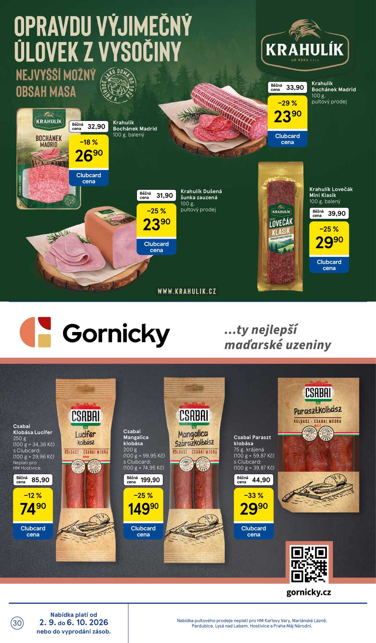 Tesco hypermarkety od 16.9. do 22.9.2026 strana 30