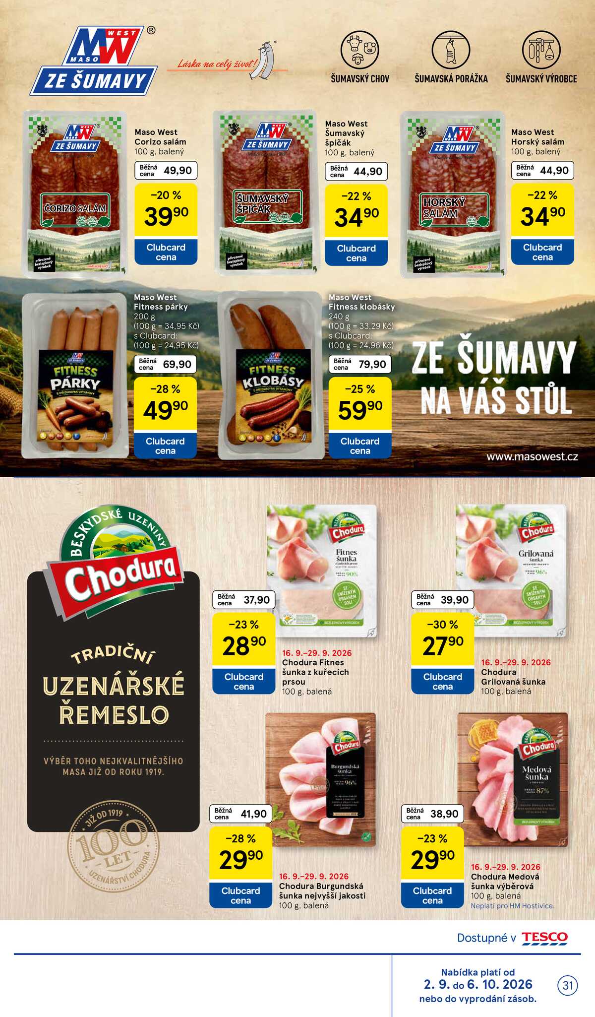 Tesco hypermarkety od 16.9. do 22.9.2026 strana 31
