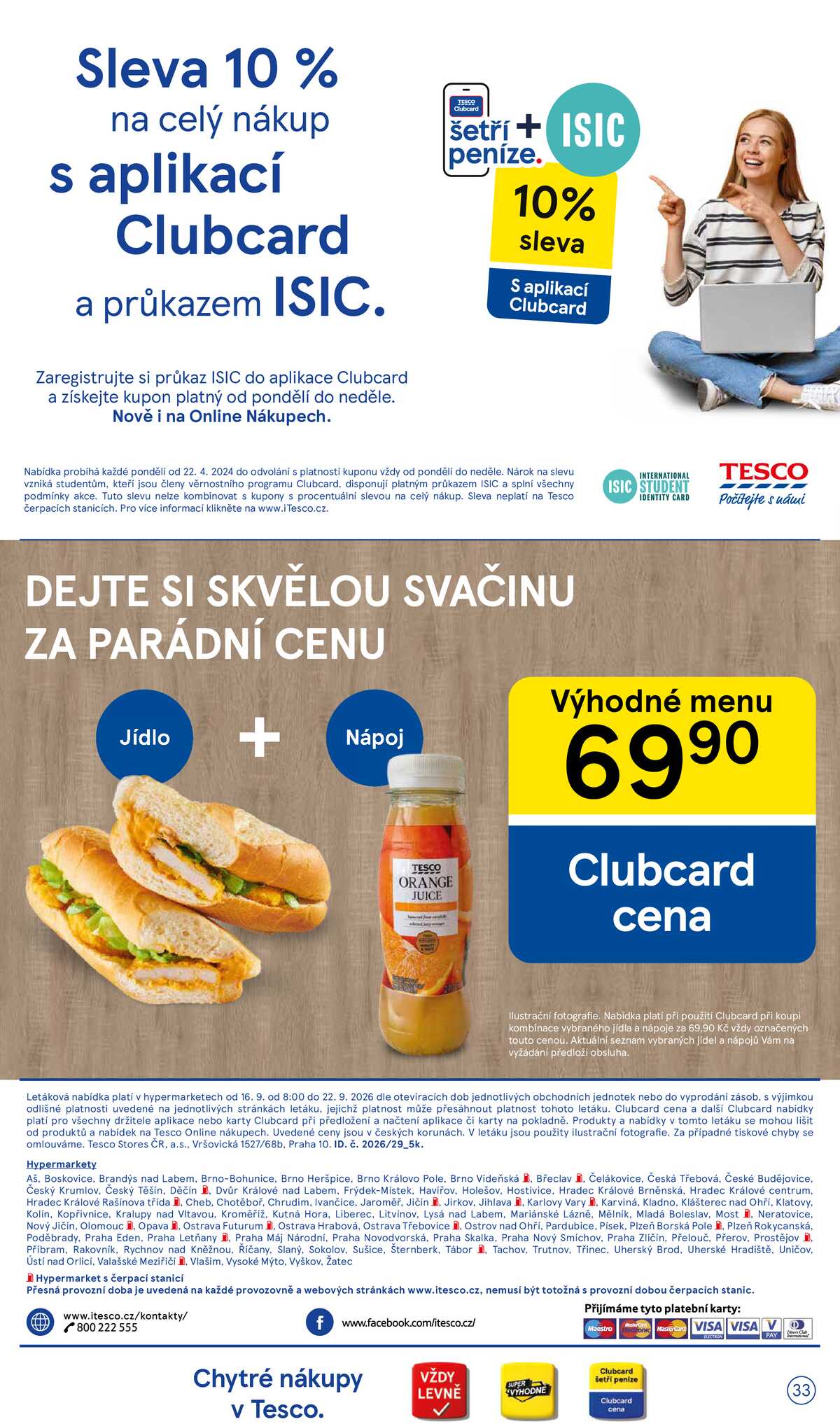 Tesco hypermarkety od 16.9. do 22.9.2026 strana 33