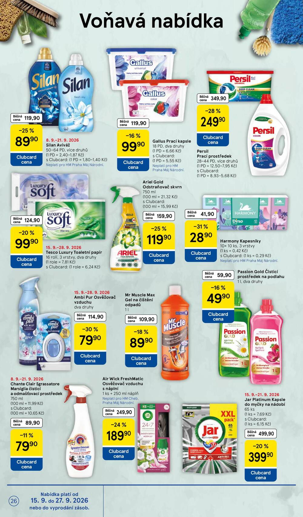 Leták Tesco - Tesco hypermarkety od 16.9. do 22.9.2026 - strana 26