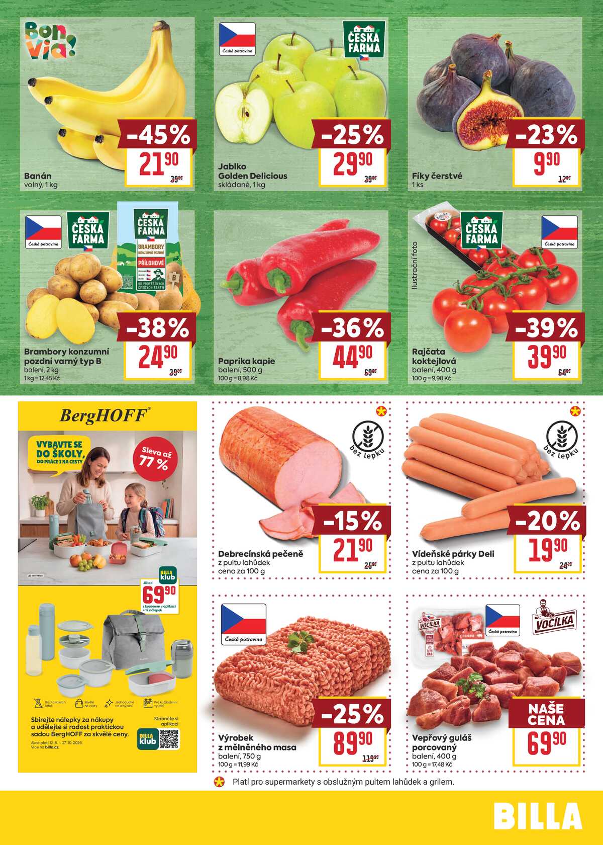 BILLA malý leták od 16.9. do 22.9.2026 strana 3