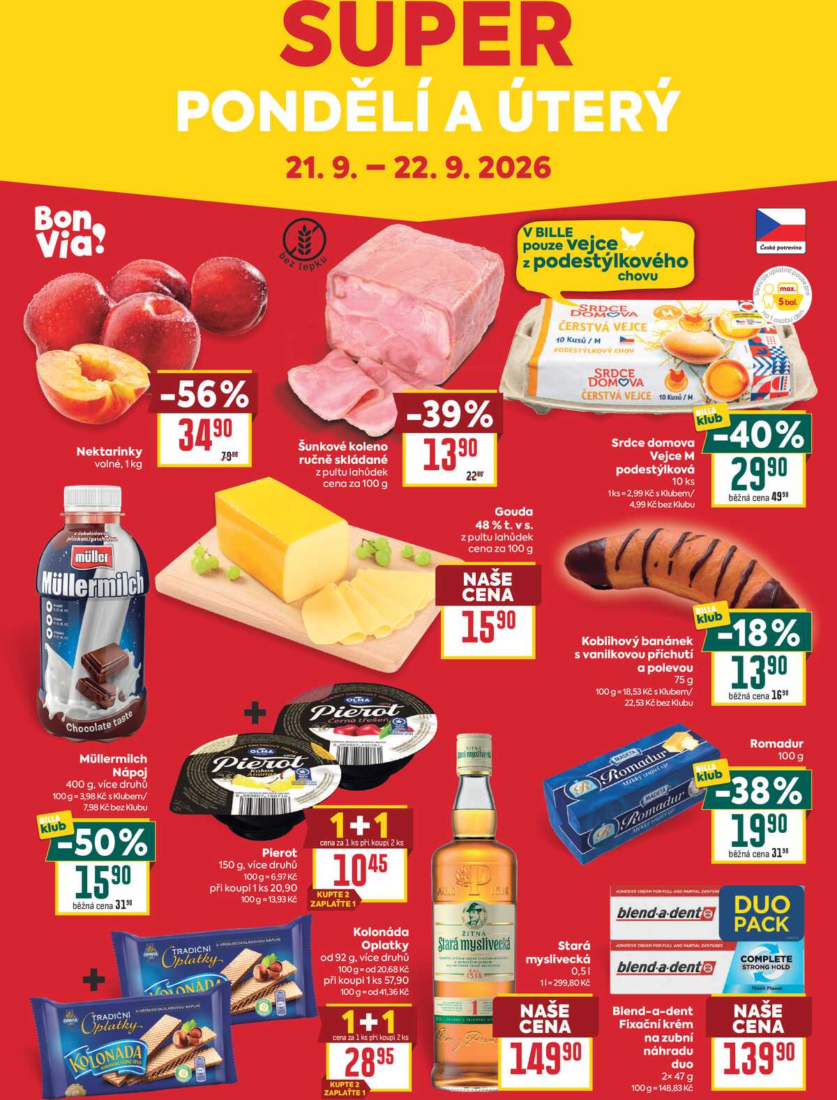 BILLA malý leták od 16.9. do 22.9.2026 strana 8