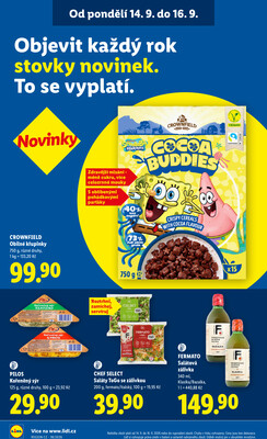 Lidl od 14.9. do 16.9.2026