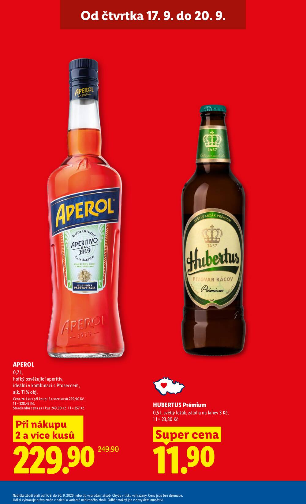 Lidl Čtvrtek od 17.9. do 20.9.2026