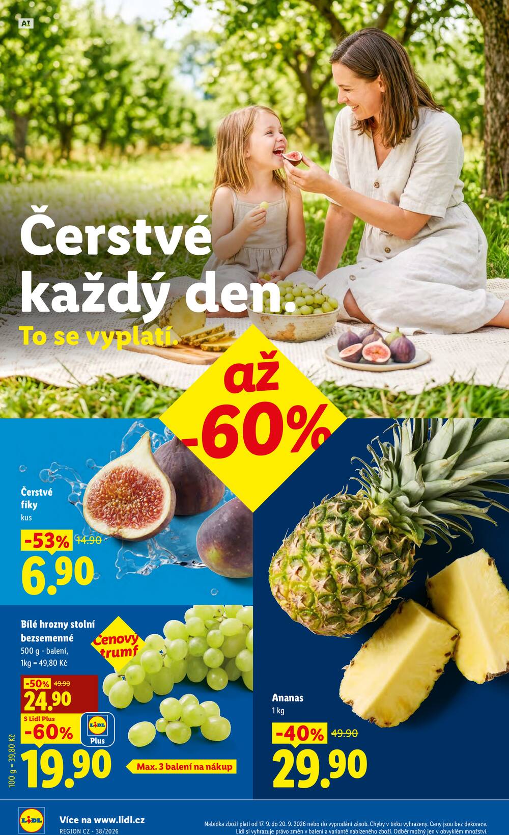 Lidl Čtvrtek od 17.9. do 20.9.2026
