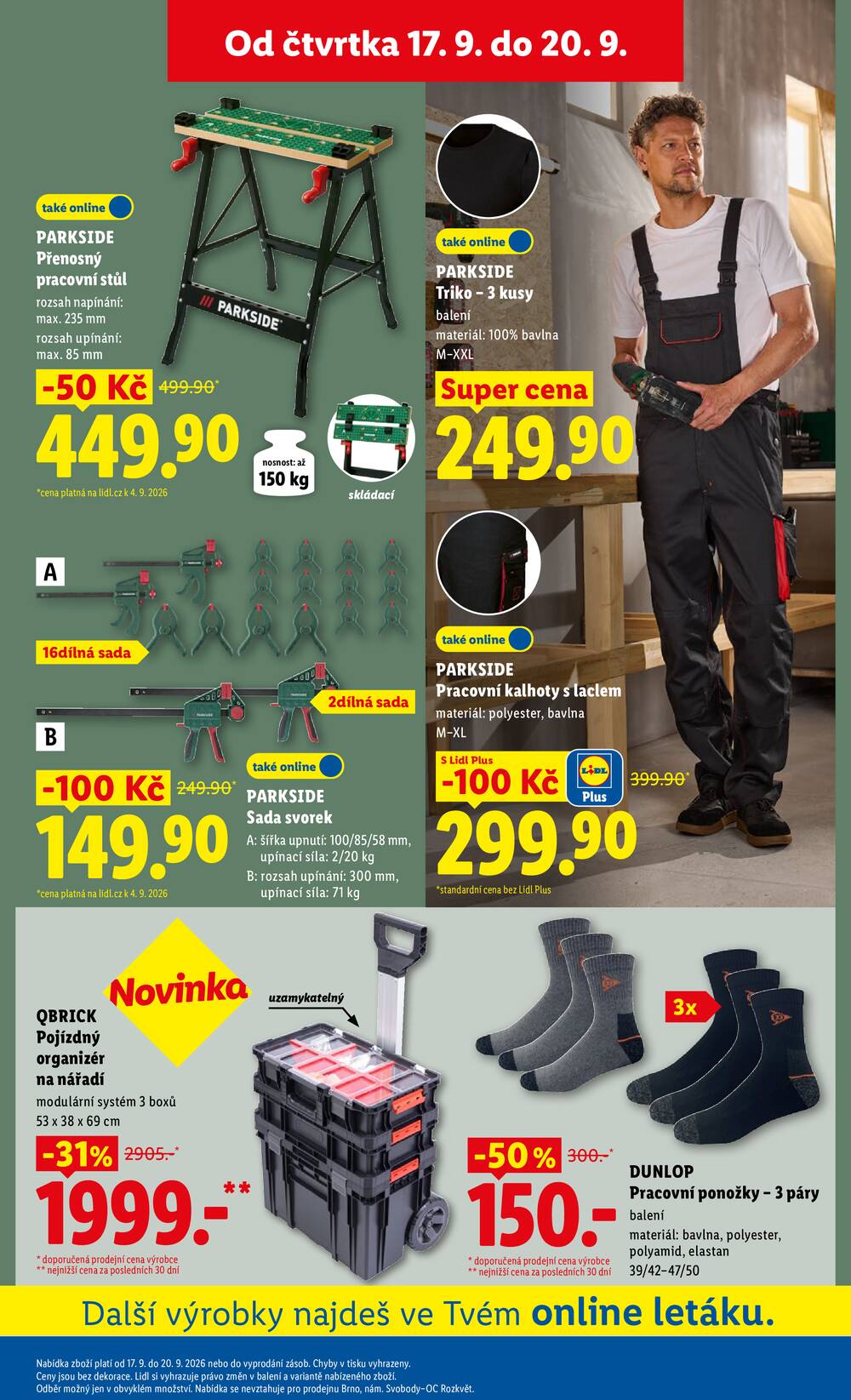 Lidl Čtvrtek od 17.9. do 20.9.2026
