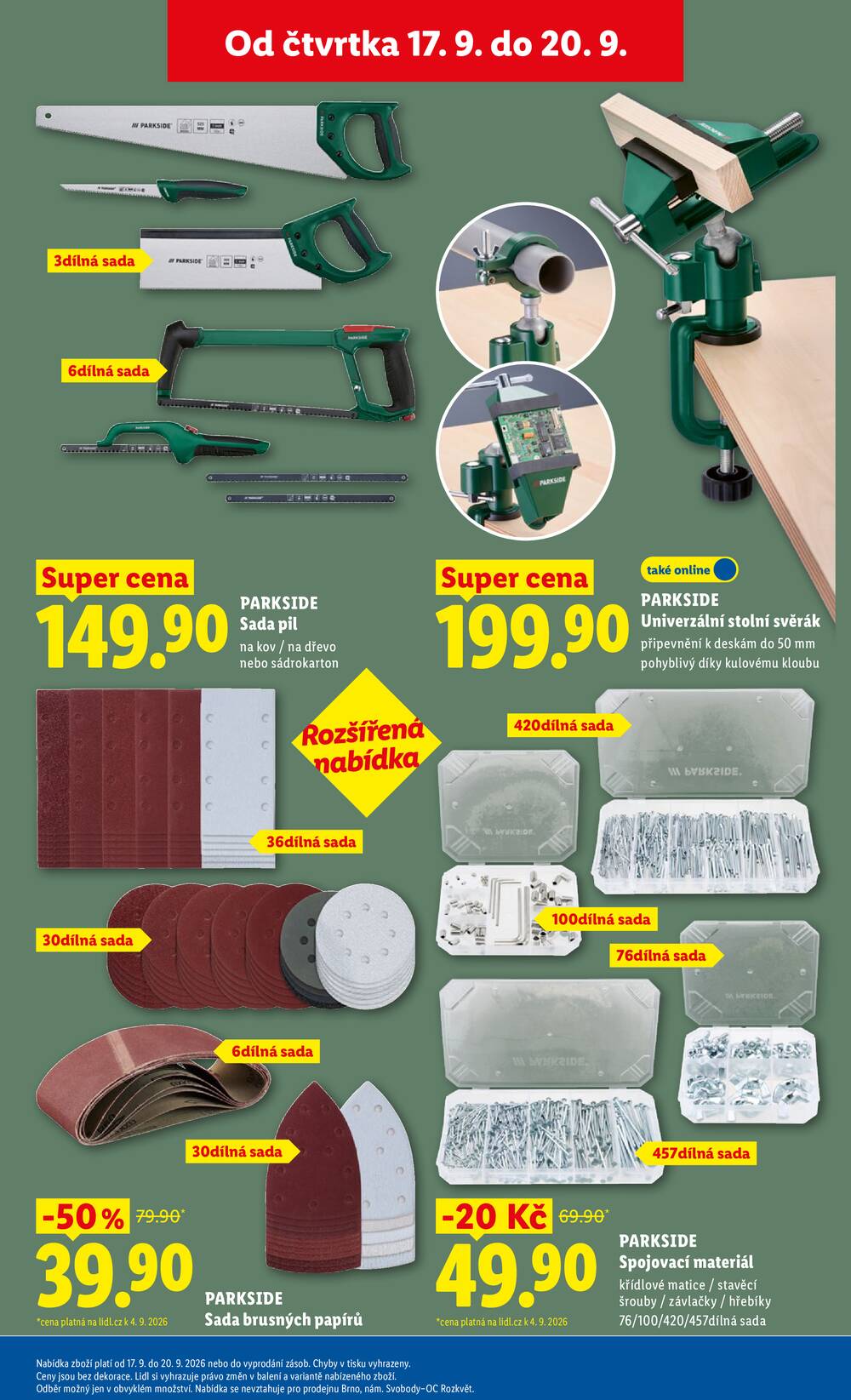 Lidl Čtvrtek od 17.9. do 20.9.2026