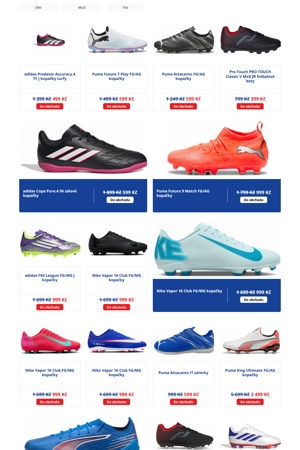 Intersport Kopačky a míče - 13. 9. 2026
