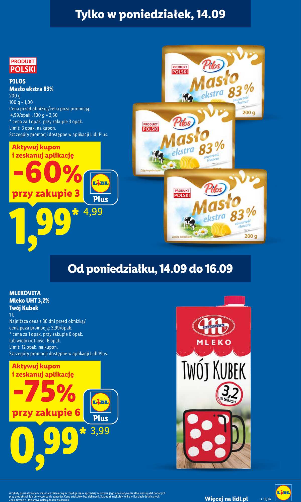 Leták Lidl Polsko 14.9.-16.9.2026 - Leták platí od 14. 9. do 16. 9. strana 3