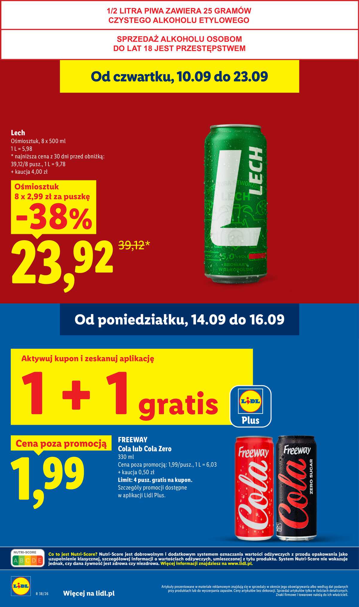 Leták Lidl Polsko 14.9.-16.9.2026 - Leták platí od 14. 9. do 16. 9. strana 18