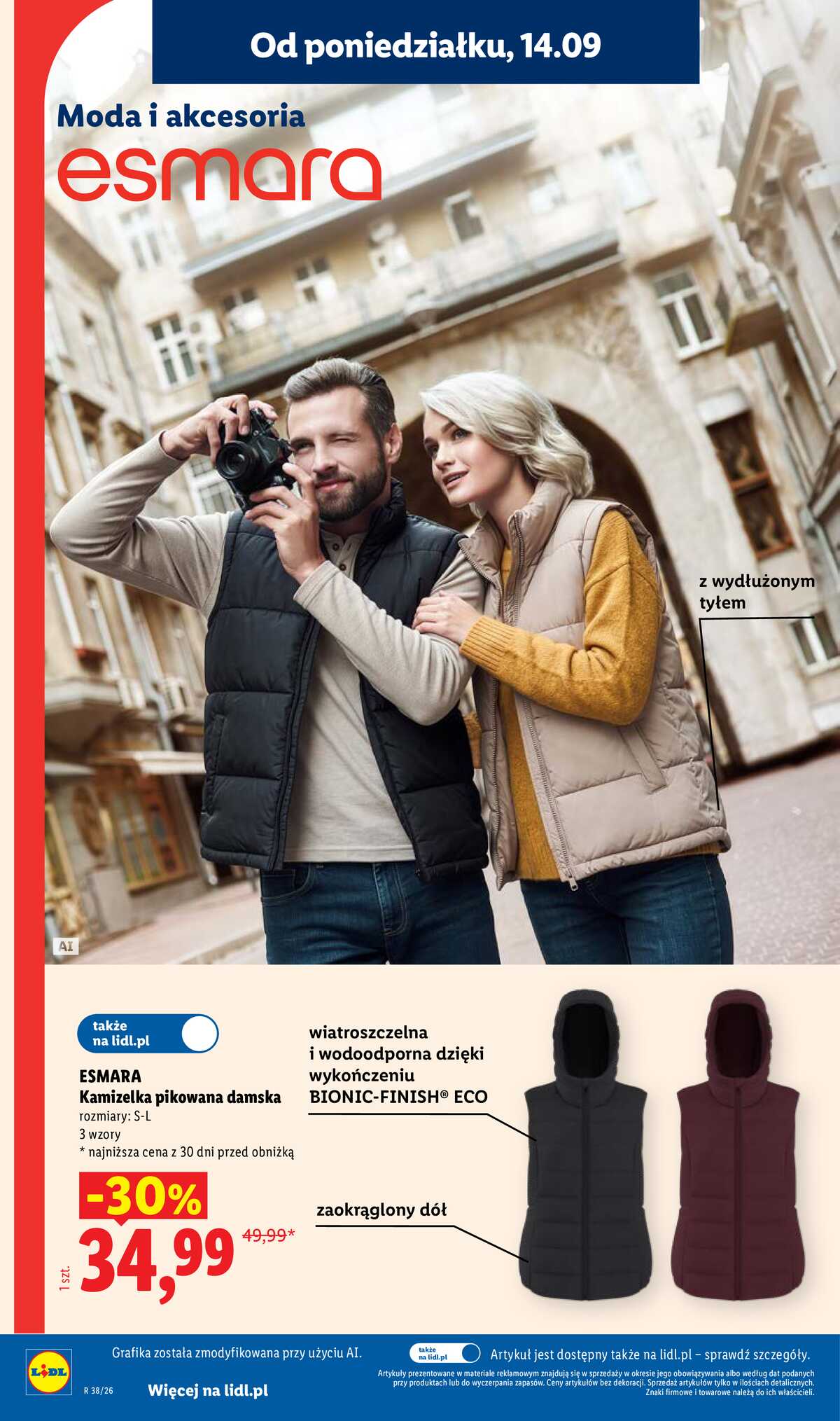 Leták Lidl Polsko 14.9.-16.9.2026 - Leták platí od 14. 9. do 16. 9. strana 22