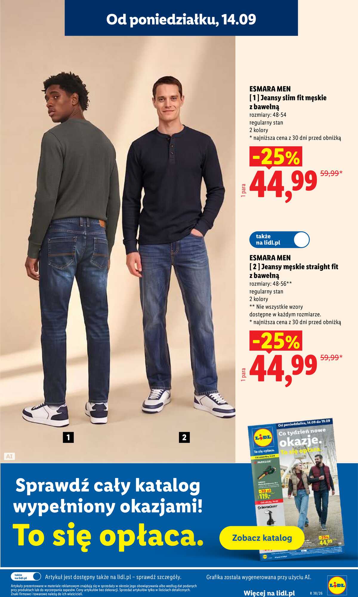 Leták Lidl Polsko 14.9.-16.9.2026 - Leták platí od 14. 9. do 16. 9. strana 25