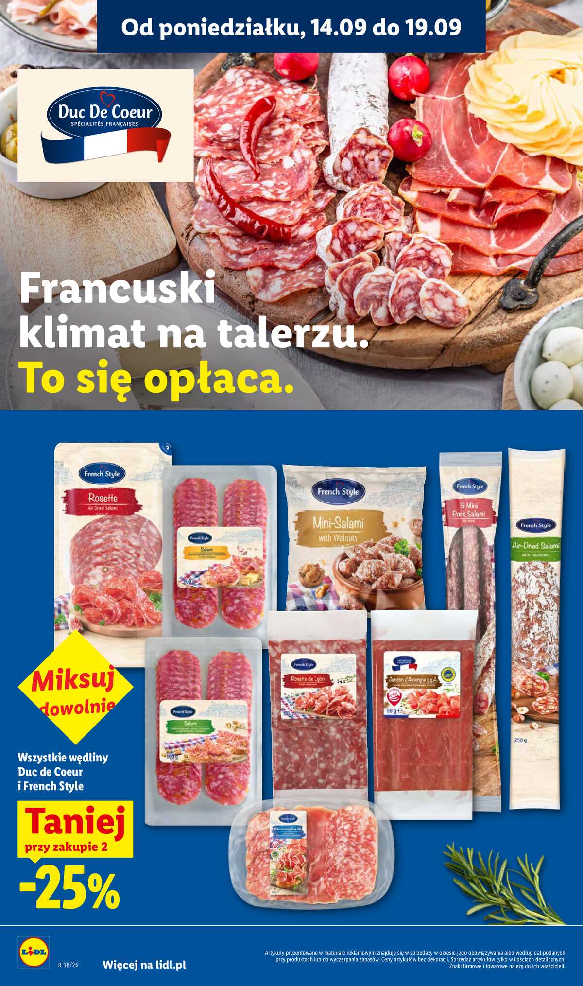 Leták Lidl Polsko 14.9.-16.9.2026 - Leták platí od 14. 9. do 16. 9. strana 48