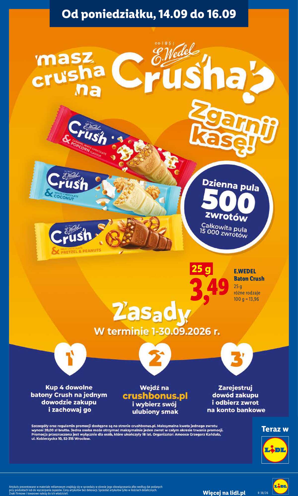 Leták Lidl Polsko 14.9.-16.9.2026 - Leták platí od 14. 9. do 16. 9. strana 57