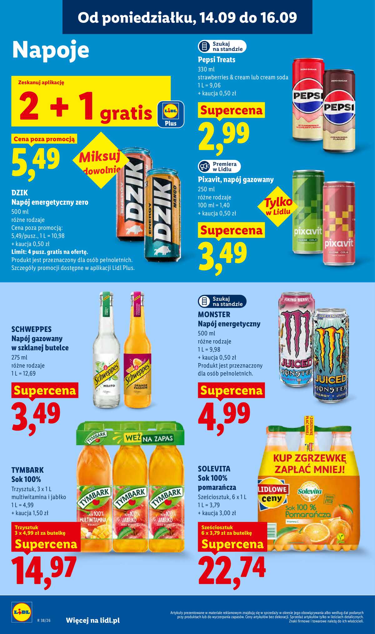 Leták Lidl Polsko 14.9.-16.9.2026 - Leták platí od 14. 9. do 16. 9. strana 60