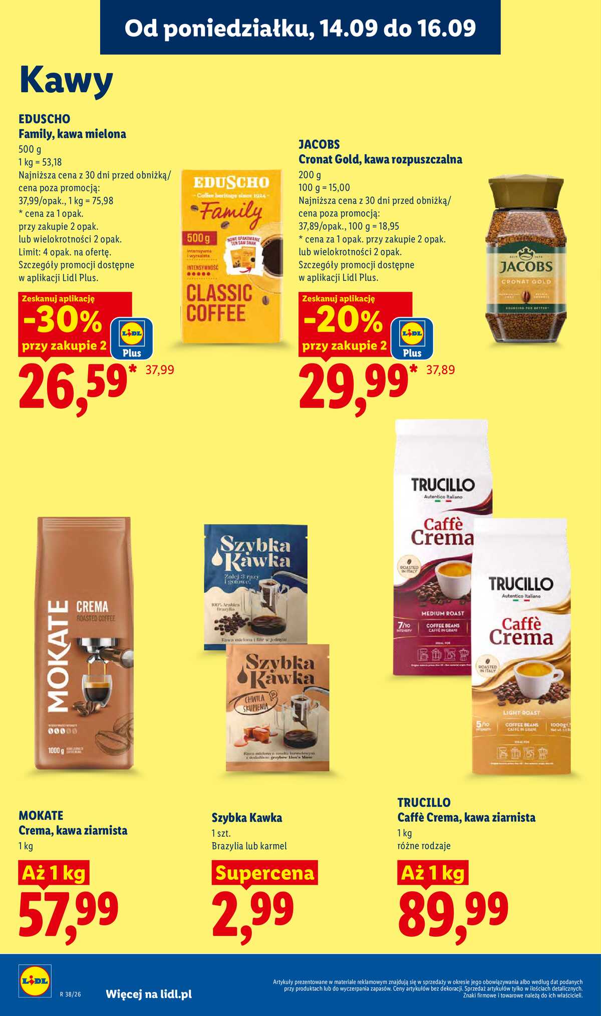 Leták Lidl Polsko 14.9.-16.9.2026 - Leták platí od 14. 9. do 16. 9. strana 66