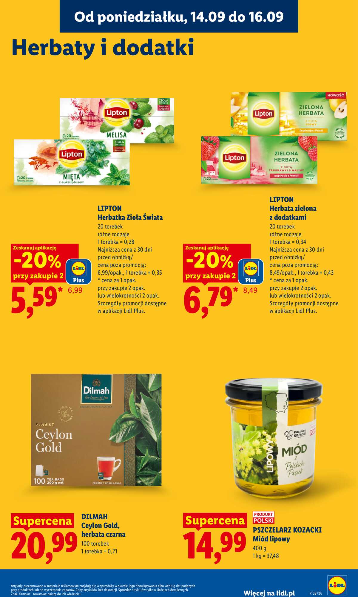 Leták Lidl Polsko 14.9.-16.9.2026 - Leták platí od 14. 9. do 16. 9. strana 67