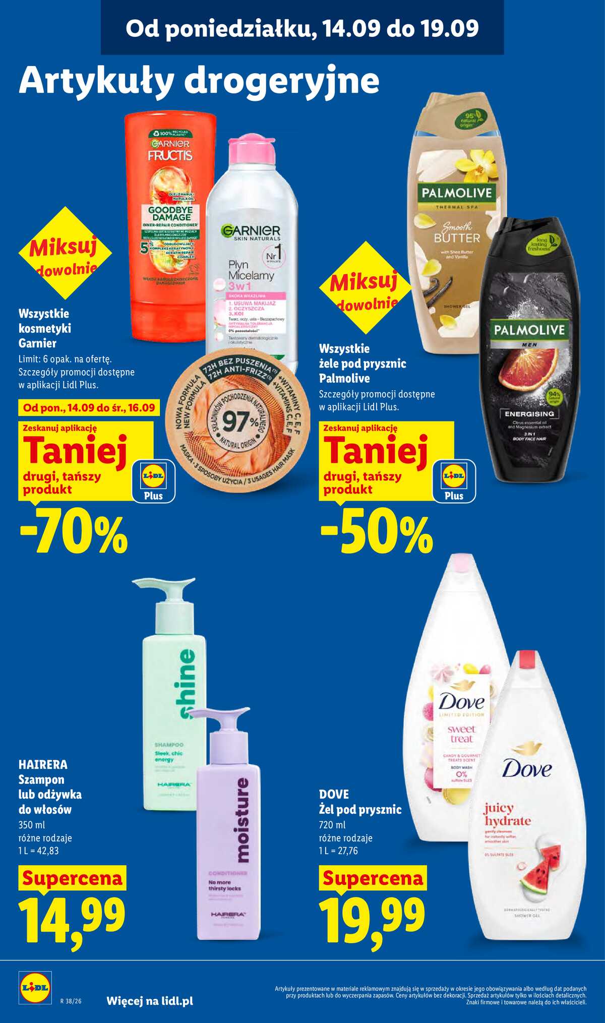 Leták Lidl Polsko 14.9.-16.9.2026 - Leták platí od 14. 9. do 16. 9. strana 72