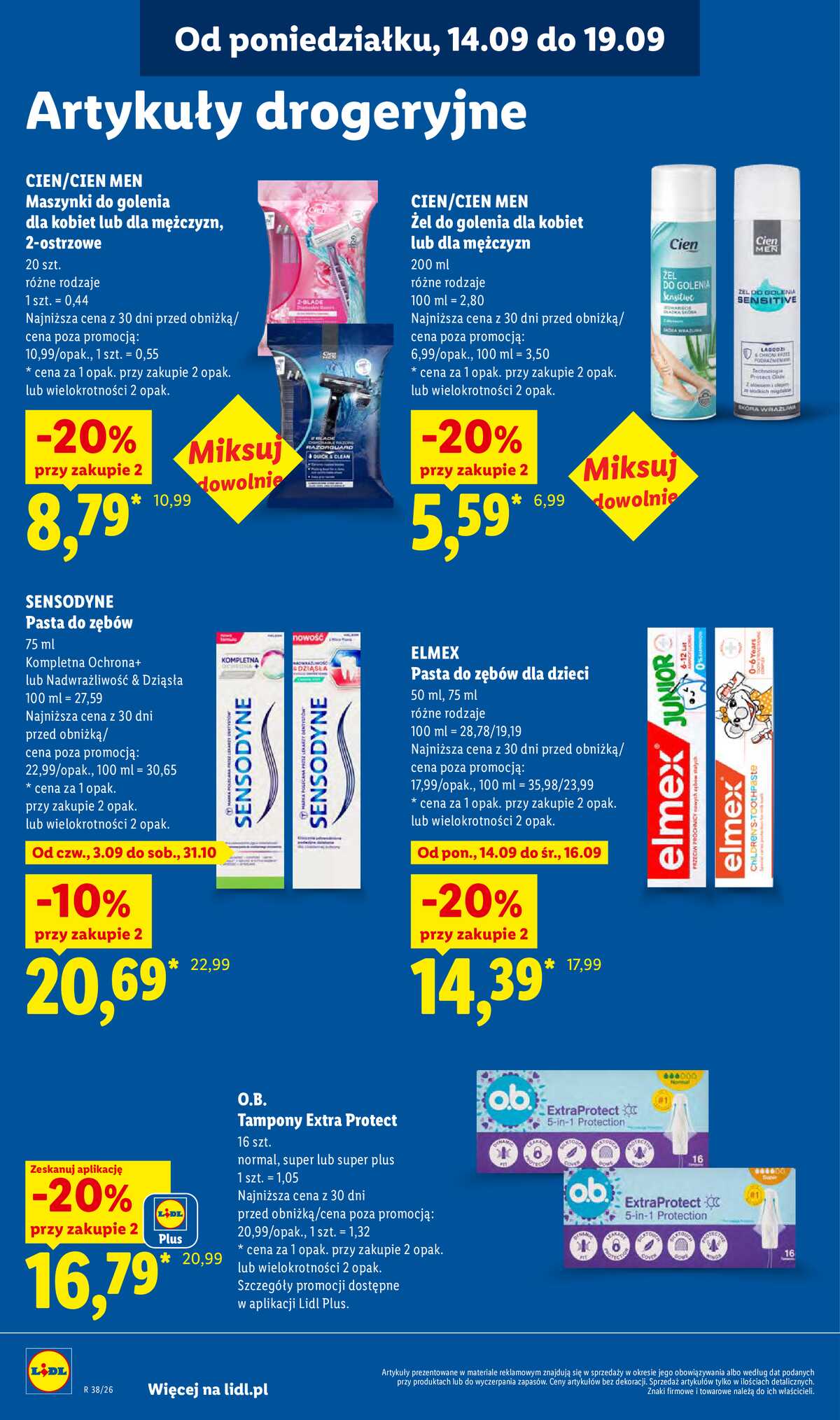 Leták Lidl Polsko 14.9.-16.9.2026 - Leták platí od 14. 9. do 16. 9. strana 74