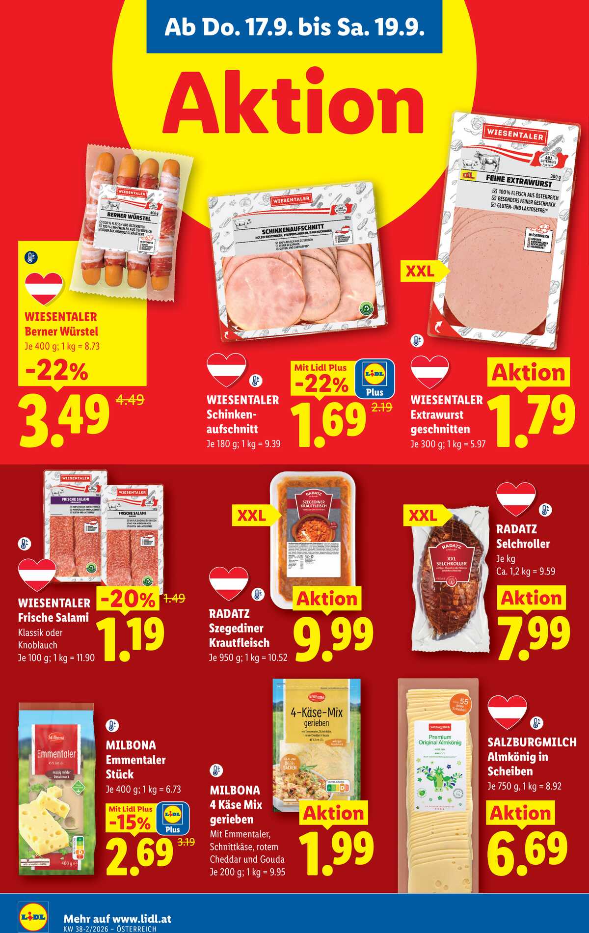 Leták Lidl Rakousko 17.9.-23.9.2026 strana 10