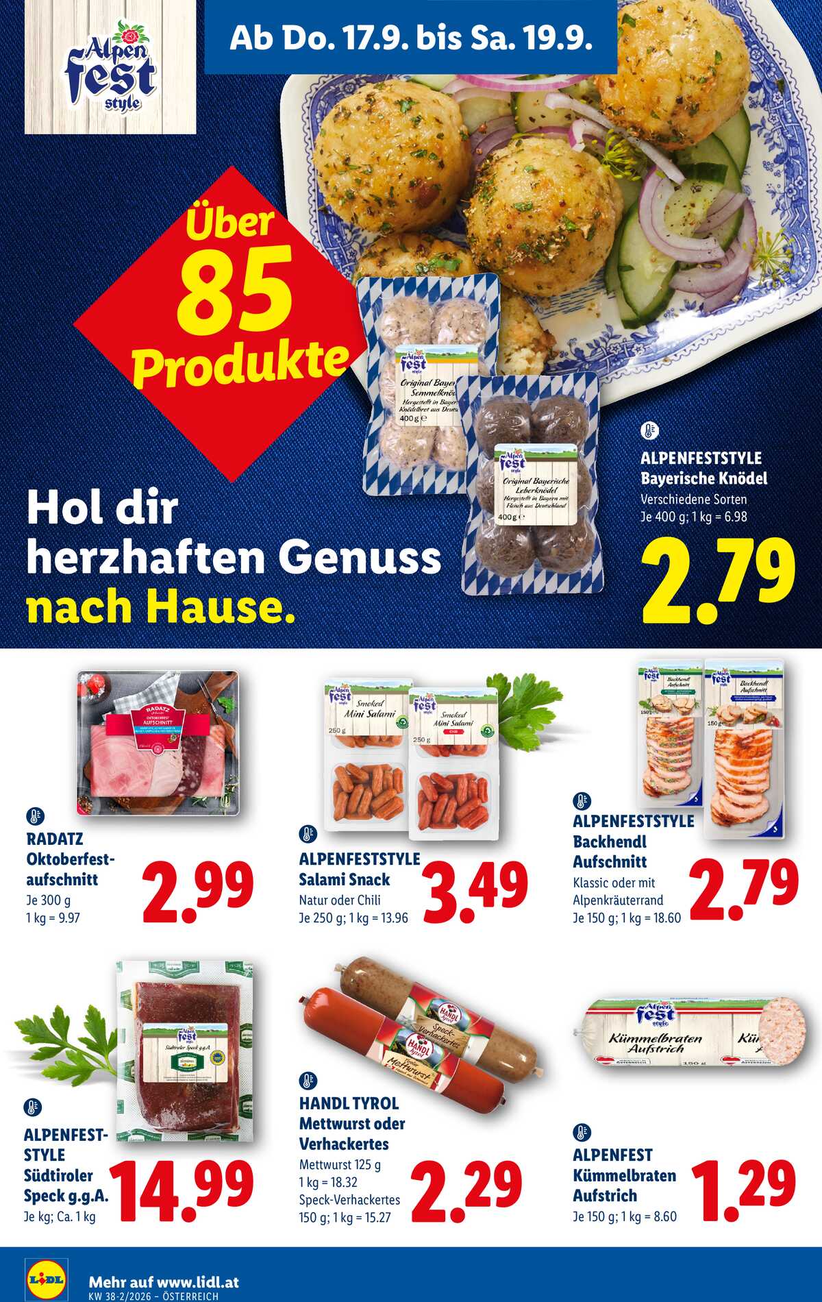 Leták Lidl Rakousko 17.9.-23.9.2026 strana 14