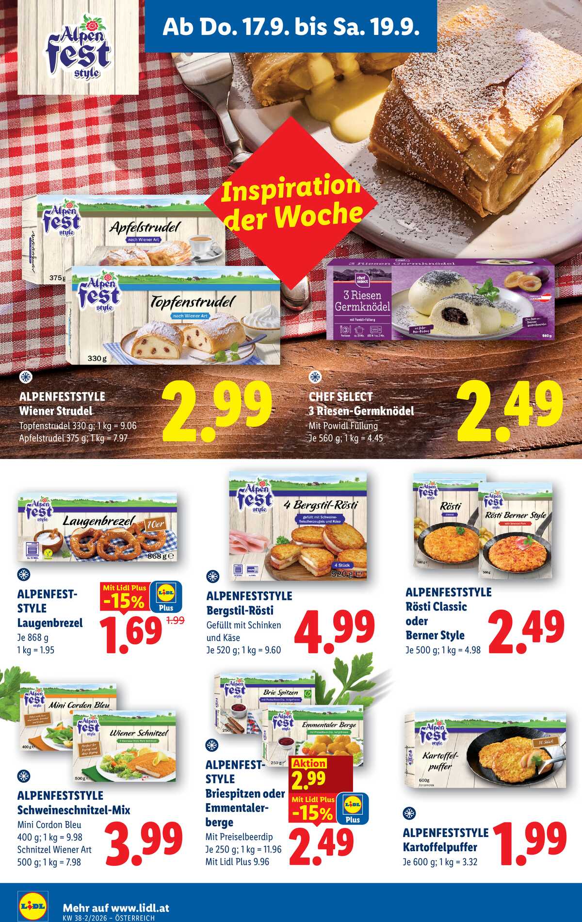 Leták Lidl Rakousko 17.9.-23.9.2026 strana 16