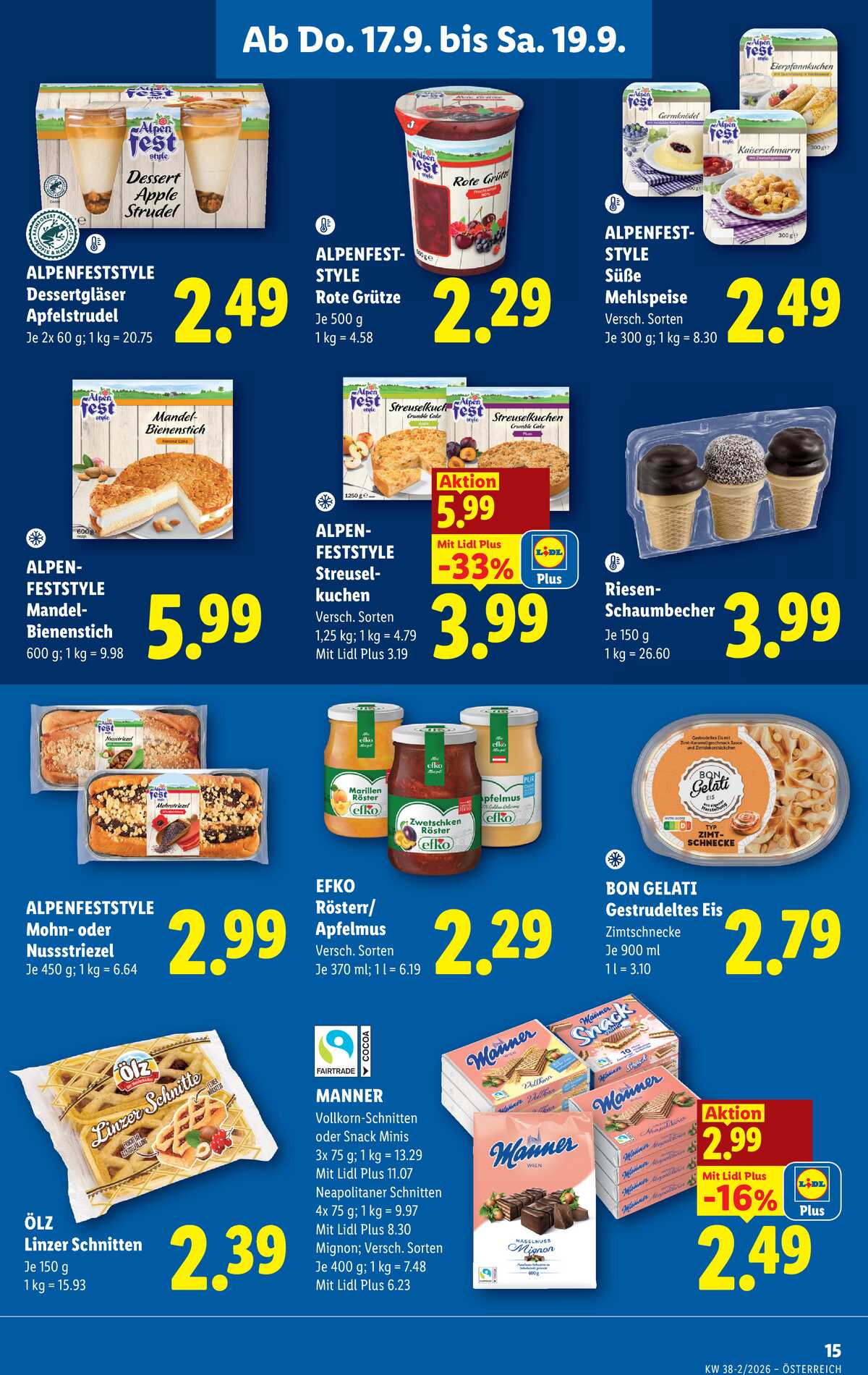 Leták Lidl Rakousko 17.9.-23.9.2026 strana 17